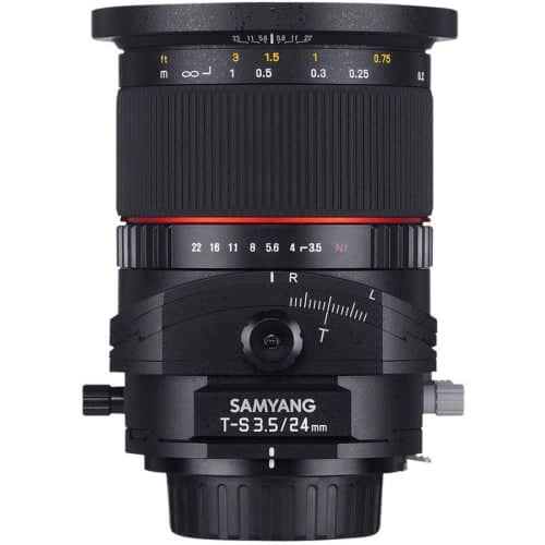 Samyang 24mm F3.5 Tilt & Shift ED AS UMC Nikon AE Full Frame Camera Lens