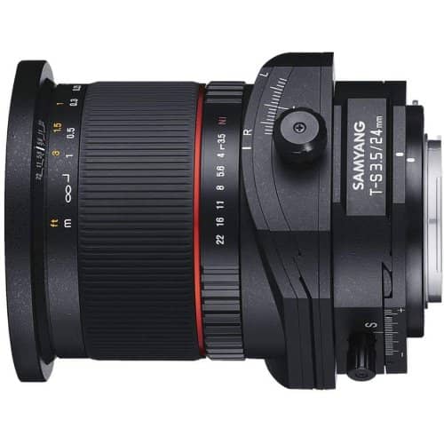 Samyang 24mm F3.5 Tilt & Shift ED AS UMC Nikon AE Full Frame Camera Lens