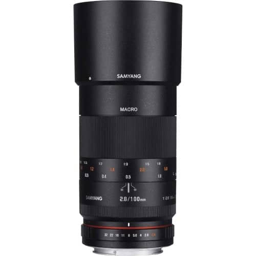 Samyang 100mm F2.8 Macro UMC II Nikon AE Full Frame Camera Lens