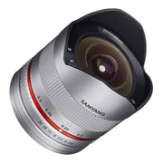 Samyang 8mm F2.8 Fisheye UMC II APS-C Canon M - Silver