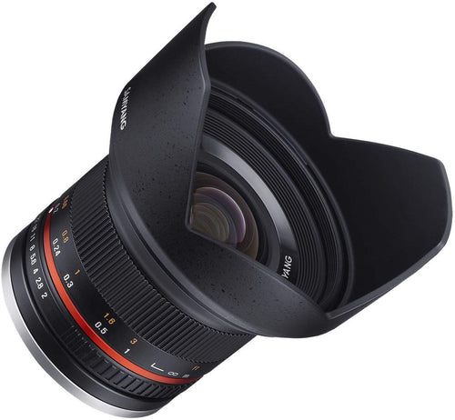 Samyang 12mm F2.0 UMC II APS-C - Black Cinema Lens - Sony FE Mount