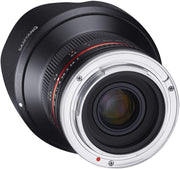 Samyang 12mm F2.0 UMC II APS-C - Black Cinema Lens - Sony FE Mount