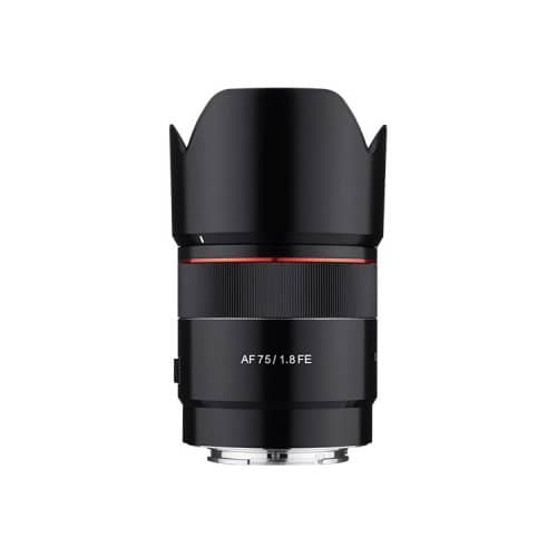 Samyang 75mm F1.8 Auto Focus UMC II Sony E Full Frame Camera Lens