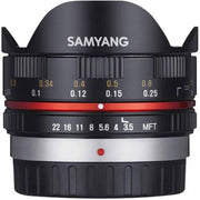 Samyang 7.5mm F3.5 Fisheye UMC II APS-C MFT - Black