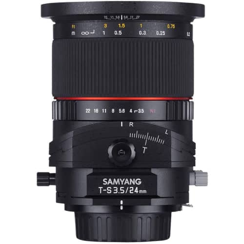 Samyang 24mm F3.5 Tilt & Shift ED AS UMC MFT Full Frame Lens
