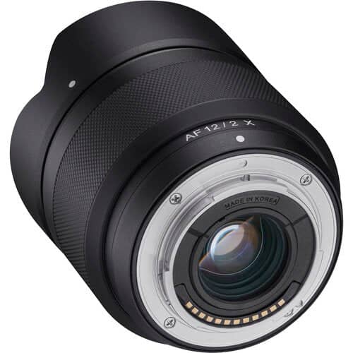 Samyang 12mm f2.0 AF Compact Ultra Wide Angle Lens for Fujifilm X Series (APS-C)