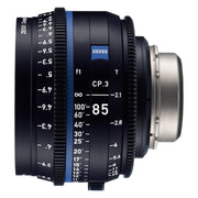 Zeiss CP.3 85mm/T2.1 Feet Compact Prime Cine Lens for Canon EF Mount
