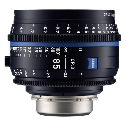Zeiss CP.3 85mm/T2.1 Feet Compact Prime Cine Lens for Canon EF Mount