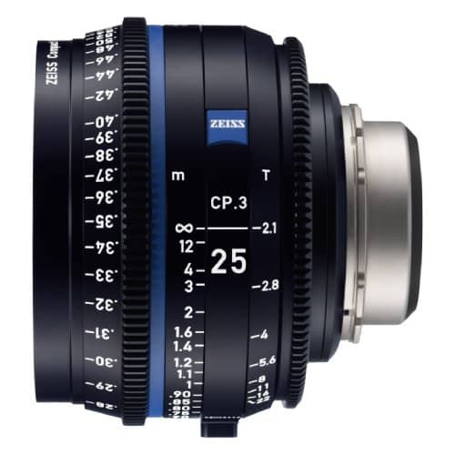 Zeiss CP.3 25mm T2.1 Feet Compact Prime Cine Lens for PL Mount
