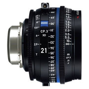  Zeiss CP.3 21mm T2.9 Feet XD Extended Data Compact Prime Cine Lens for PL Mount