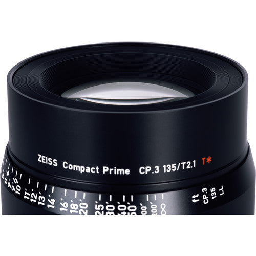 Zeiss CP.3 135mm/T2.1 Feet Compact Prime Cine Lens for PL Mount