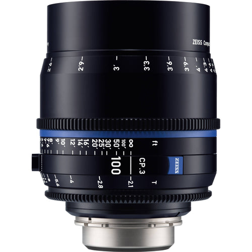 Zeiss CP.3 100mm/T2.1 Feet Compact Prime Cine Lens for MFT Mount