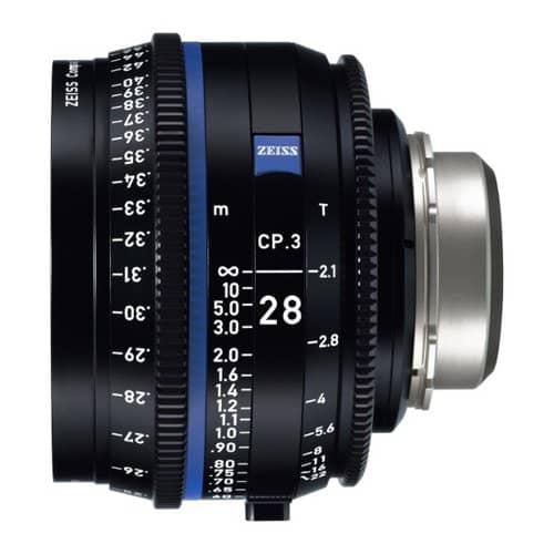 Zeiss CP.3 28mm T2.1 Feet Compact Prime Cine Lens for PL Mount