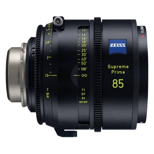 Zeiss Supreme Prime 85mm T1.5 Feet Cine Lens for PL Mount
