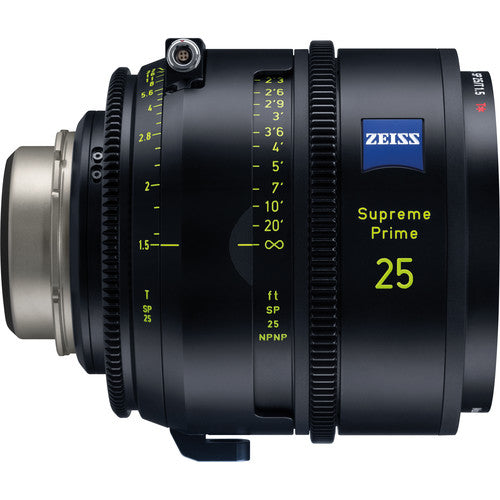 Zeiss Supreme Prime 25mm/T1.5 Feet Cine Lens for PL Mount