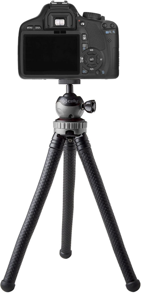 Celly Flexible Tripod for DSLR, 31cm High, 3kg Payload