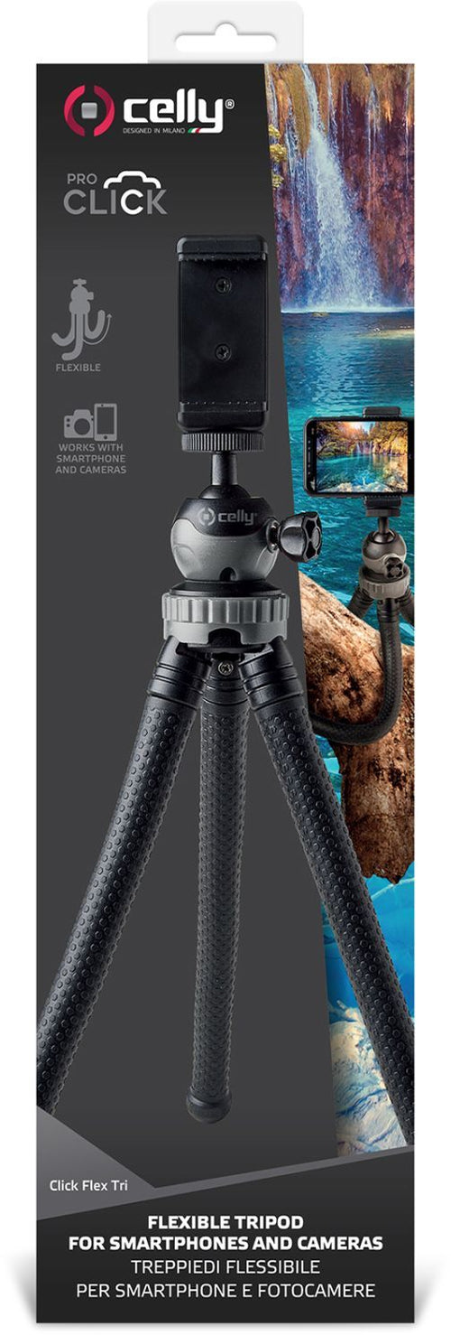 Celly Flexible Tripod for DSLR, 31cm High, 3kg Payload