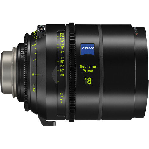 Zeiss Supreme Prime 18mm/T1.5 Feet Cine Lens for PL Mount