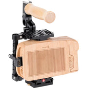 Wooden Camera Unified BMPCC4K Camera Cage (Wooden Handle)