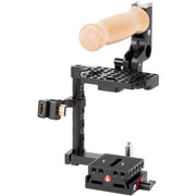 Wooden Camera Unified BMPCC4K Camera Cage (Wooden Handle)