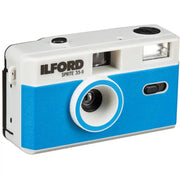 Ilford Sprite35-II Reusable Camera - Silver & Blue