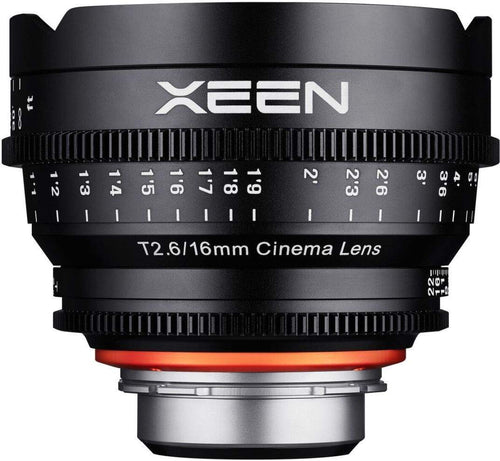 XEEN 16mm T2.6 Full Frame Cinema Lens - PL Mount