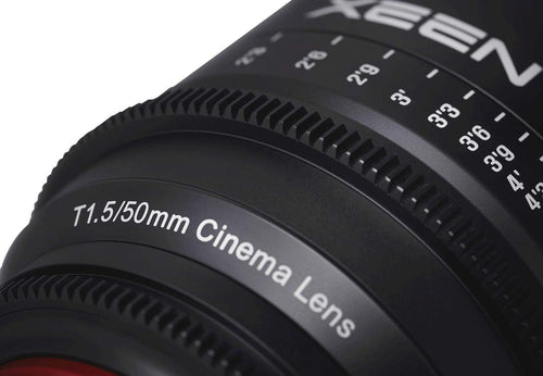 XEEN 50mm T1.5 Full Frame Cinema Lens - Sony FE Mount