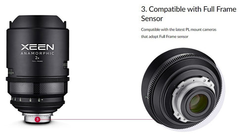 XEEN 50mm T2.3 Anamorphic Cinema Lens - PL Mount