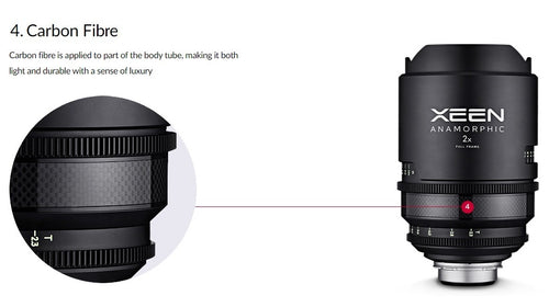 XEEN 50mm T2.3 Anamorphic Cinema Lens - PL Mount
