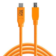 Tether Tools Tetherpro USB-C To 2.0 Mini-B 5-Pin 4.6m Orange