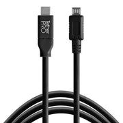 Tether Tools Tetherpro USB-C To 2.0 Micro-B 5-Pin 4.6m Black