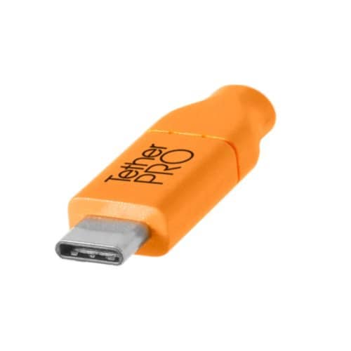 Tether Tools Tetherpro USB-C To 2.0 Micro-B 5-Pin 4.6m Orange