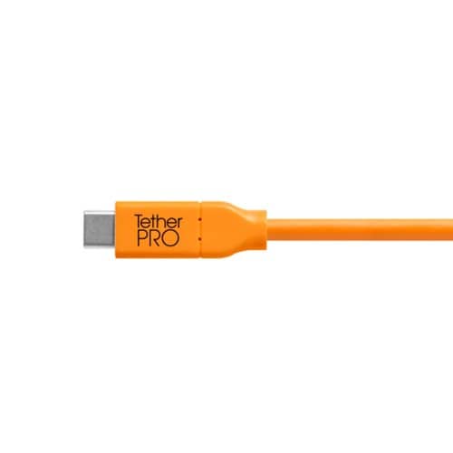 Tether Tools Tetherpro USB-C To 2.0 Micro-B 5-Pin 4.6m Orange