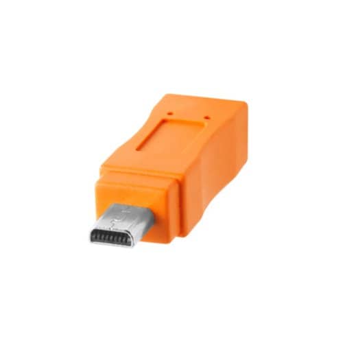 Tether Tools Tetherpro USB-C To 2.0 Mini-B 8-Pin 4.6m Orange