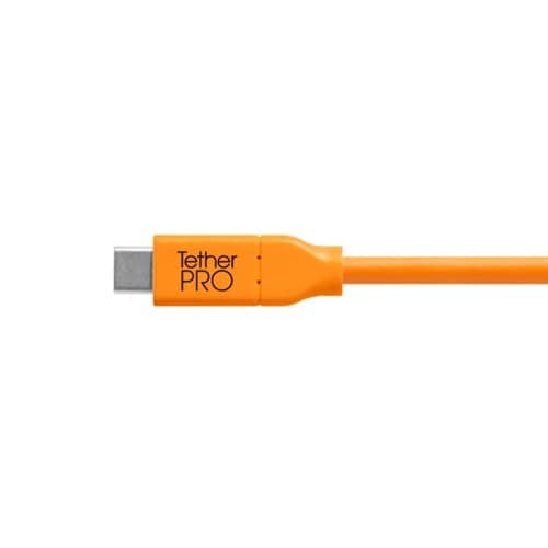 Tether Tools Tetherpro USB-C To 2.0 Mini-B 8-Pin 4.6m Orange
