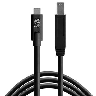 Tether Tools Tetherpro USB-C To 3.0 Male B 4.6m Black