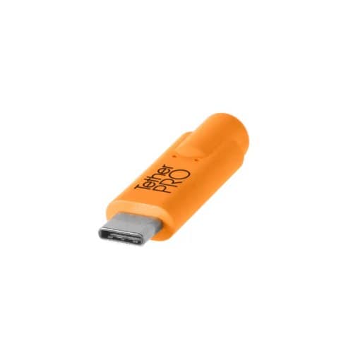 Tether Tools Tetherpro USB-C To USB Female Adapter Ext 4.6m Orange