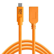 Tether Tools Tetherpro USB-C To USB Female Adapter Ext 4.6m Orange