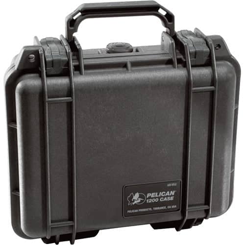 Pelican 1200 Case with Foam (Black)
