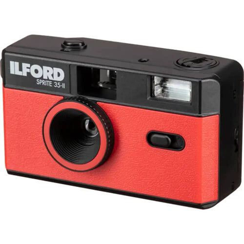 Ilford Sprite35-II Reusable Camera - Black & Red