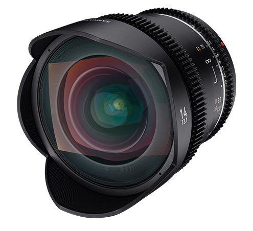 Samyang 14mm T3.1 MK2 VDSLR Full Frame Cinema Lens - Canon EF Mount