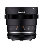 Samyang 50mm T1.5 MK2 VDSLR Full Frame Cinema Lens - Canon EF Mount