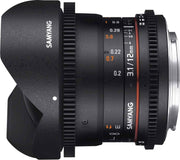 Samyang 12mm T3.1 VDSLR UMC II Nikon Full Frame Video Lens