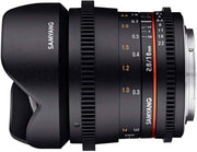 Samyang 16mm T2.6 VDSLR UMC II Nikon Full Frame Video Lens