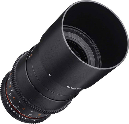 Samyang 100mm T3.1 Macro VDSLR UMC II Nikon AE Full Frame Video Lens