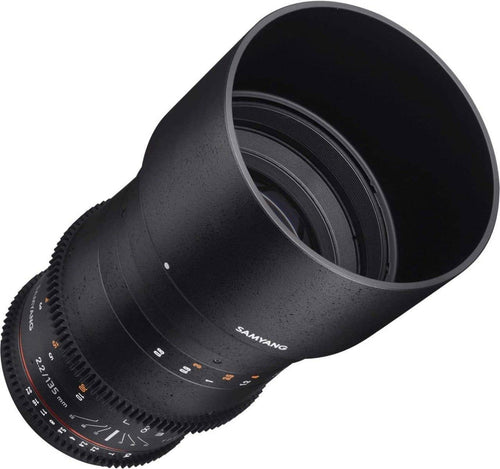 Samyang 135mm T2.2 VDSLR UMC II Nikon Full Frame Video Lens