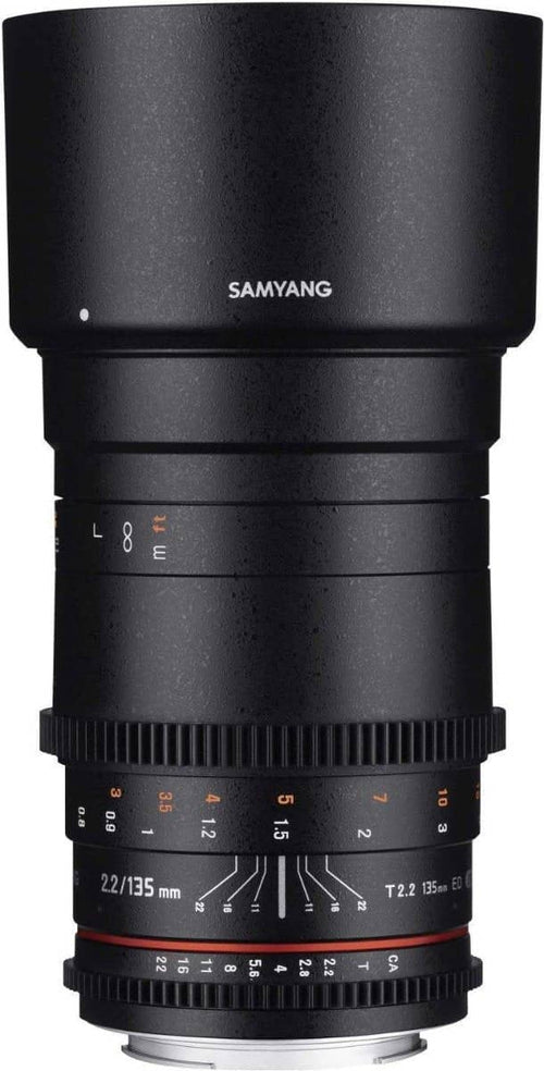 Samyang 135mm T2.2 VDSLR UMC II Nikon Full Frame Video Lens