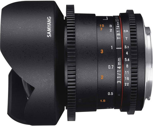 Samyang 14mm T3.1 VDSLR UMC II Sony E Full Frame Video Lens