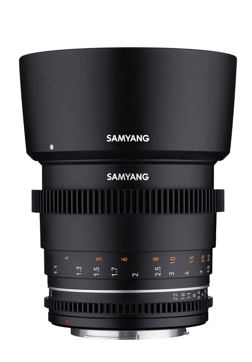 Samyang 85mm T1.5 MK2 VDSLR Full Frame Cinema Lens - Sony FE Mount