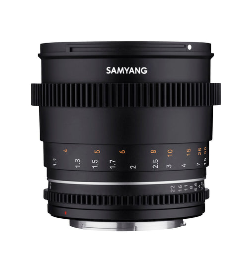 Samyang 85mm T1.5 MK2 VDSLR Full Frame Cinema Lens - Sony FE Mount